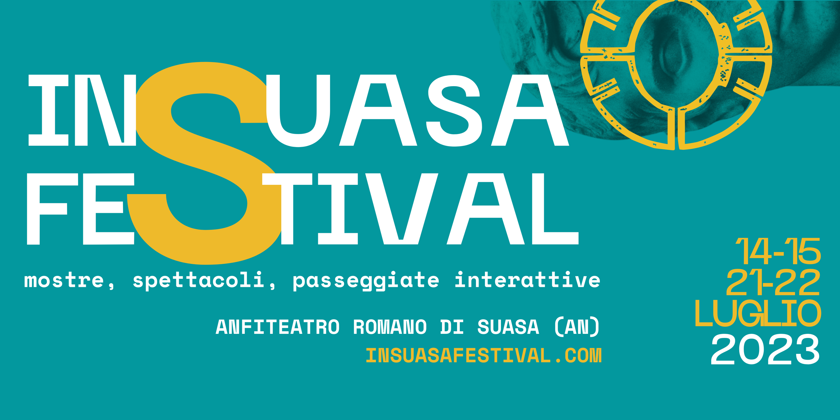 Locandina di InSuasa Festival, presa dalla pagina Facebook dell'evento